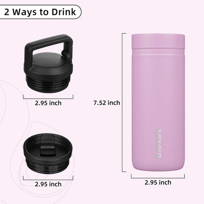20 oz Insulated Travel Water Bottle, Coffee Tumbler Stainless Steel