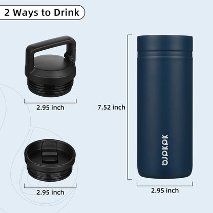 20 oz Insulated Travel Water Bottle, Coffee Tumbler Stainless Steel