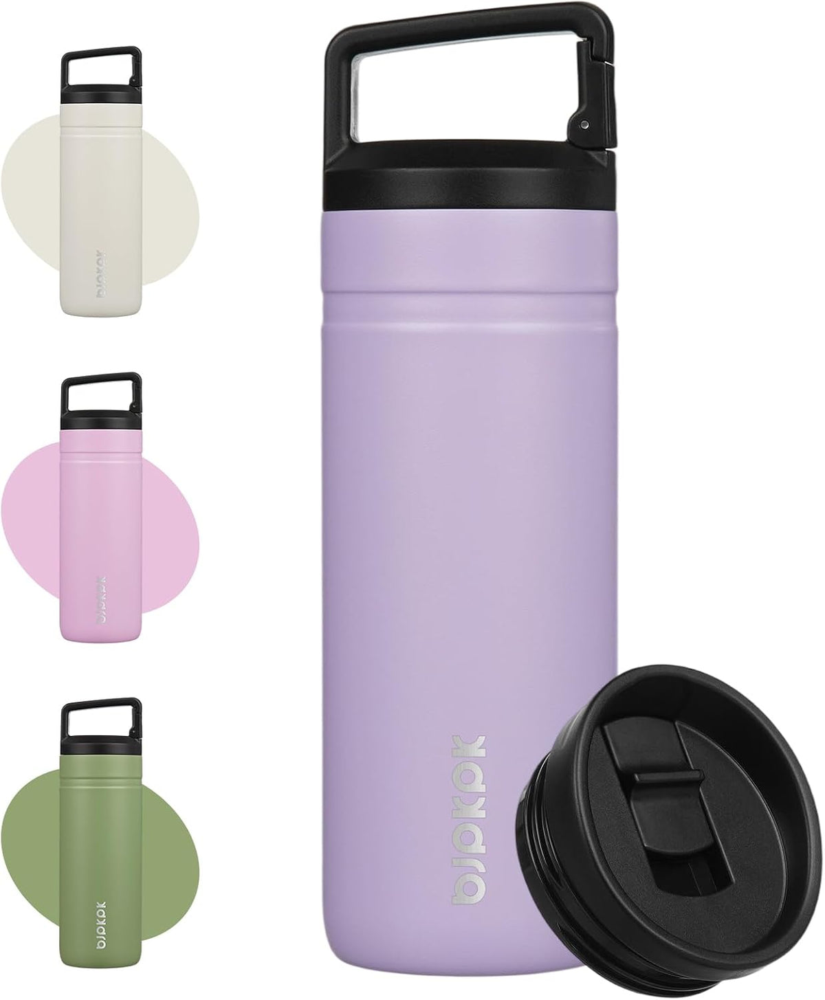 20 oz Insulated Travel Water Bottle, Coffee Tumbler Stainless Steel