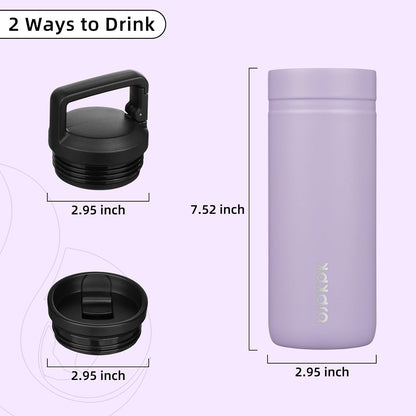 20 oz Insulated Travel Water Bottle, Coffee Tumbler Stainless Steel