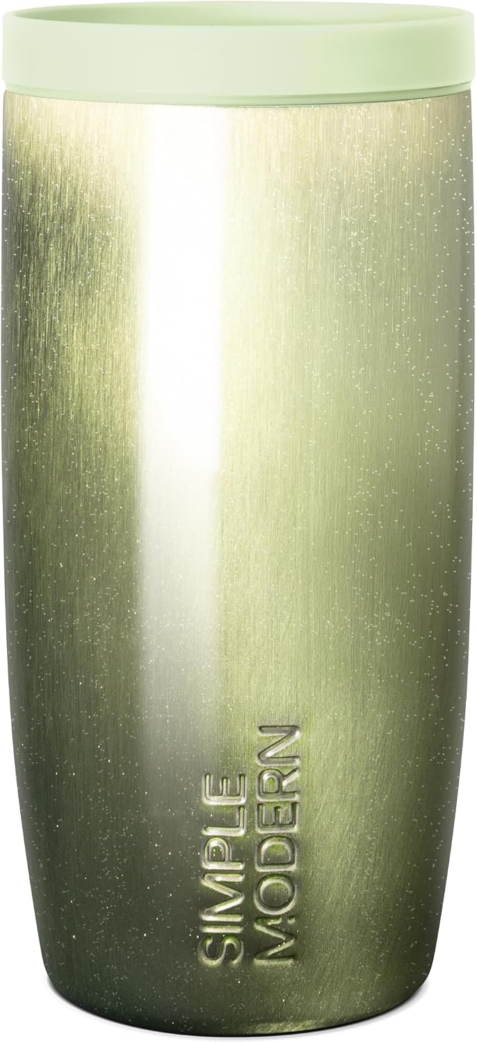 Insulated Travel Coffee Mug 360° Lid | 16oz | Green