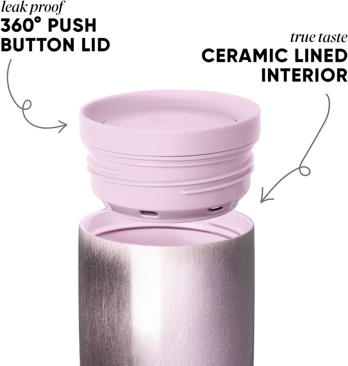 Insulated Travel Coffee Mug 360° Lid | 16oz | Green
