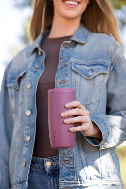 Insulated Travel Coffee Mug 360° Lid | 16oz | Green