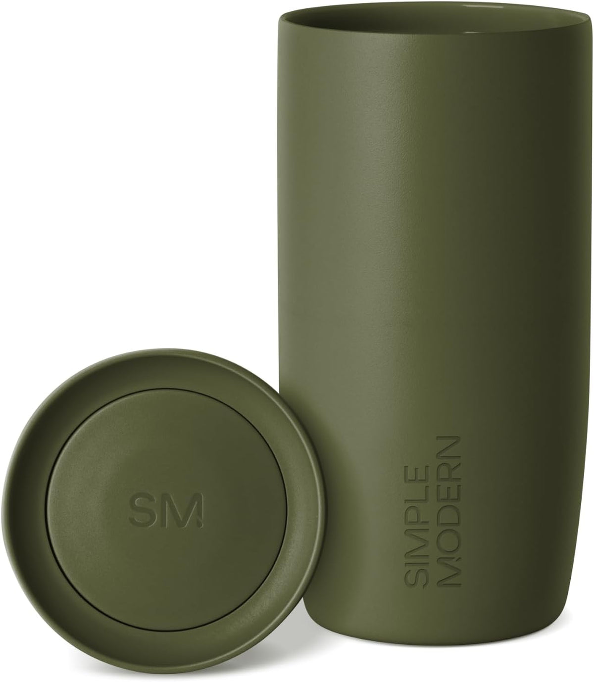 Insulated Travel Coffee Mug 360° Lid | 16oz | Green
