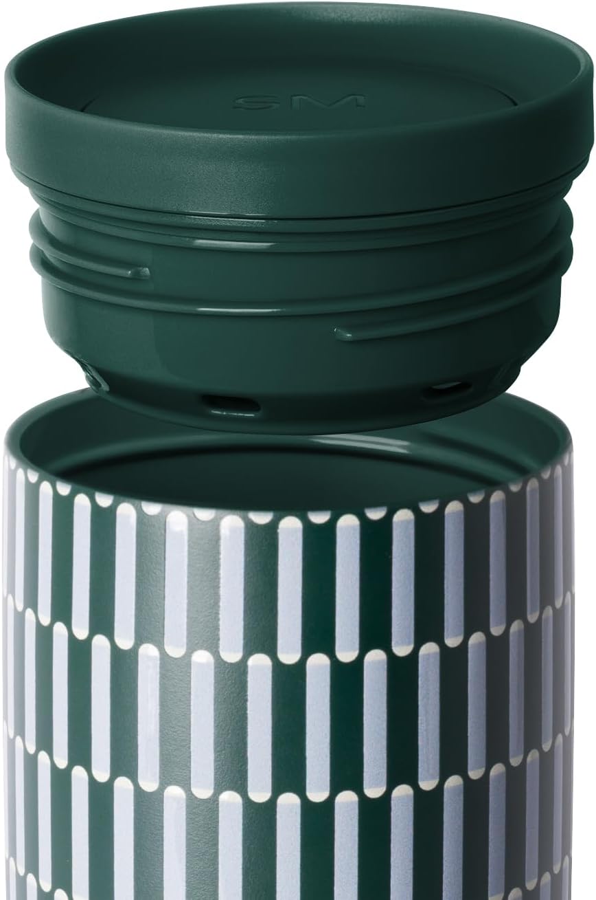 Insulated Travel Coffee Mug 360° Lid | 16oz | Green