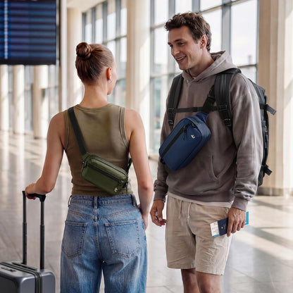 3.5L Sling Bag with RFID Blocking Crossbody Chest Pack for Men Women