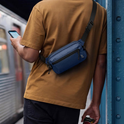 3.5L Sling Bag with RFID Blocking Crossbody Chest Pack for Men Women