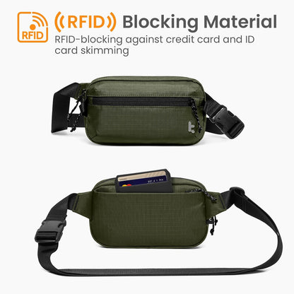 3.5L Sling Bag with RFID Blocking Crossbody Chest Pack for Men Women