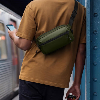 3.5L Sling Bag with RFID Blocking Crossbody Chest Pack for Men Women