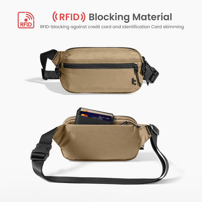 3.5L Sling Bag with RFID Blocking Crossbody Chest Pack for Men Women