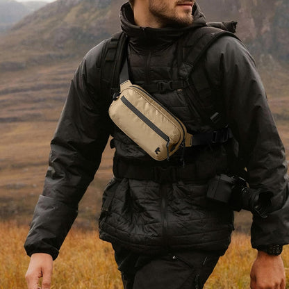 3.5L Sling Bag with RFID Blocking Crossbody Chest Pack for Men Women