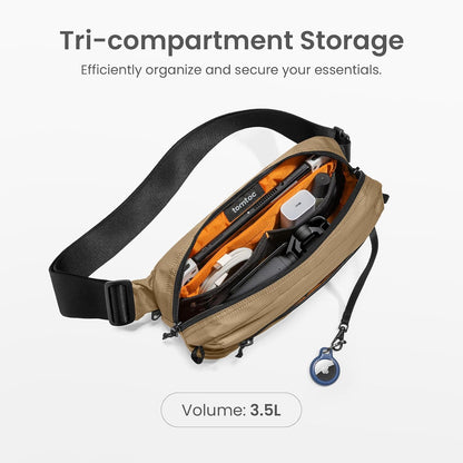 3.5L Sling Bag with RFID Blocking Crossbody Chest Pack for Men Women