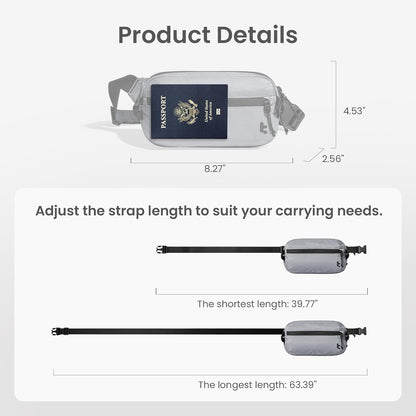 3.5L Sling Bag with RFID Blocking Crossbody Chest Pack for Men Women