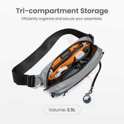 3.5L Sling Bag with RFID Blocking Crossbody Chest Pack for Men Women