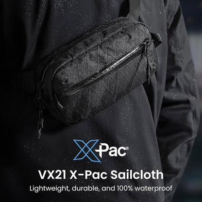 3.5L Sling Bag with RFID Blocking Crossbody Chest Pack for Men Women