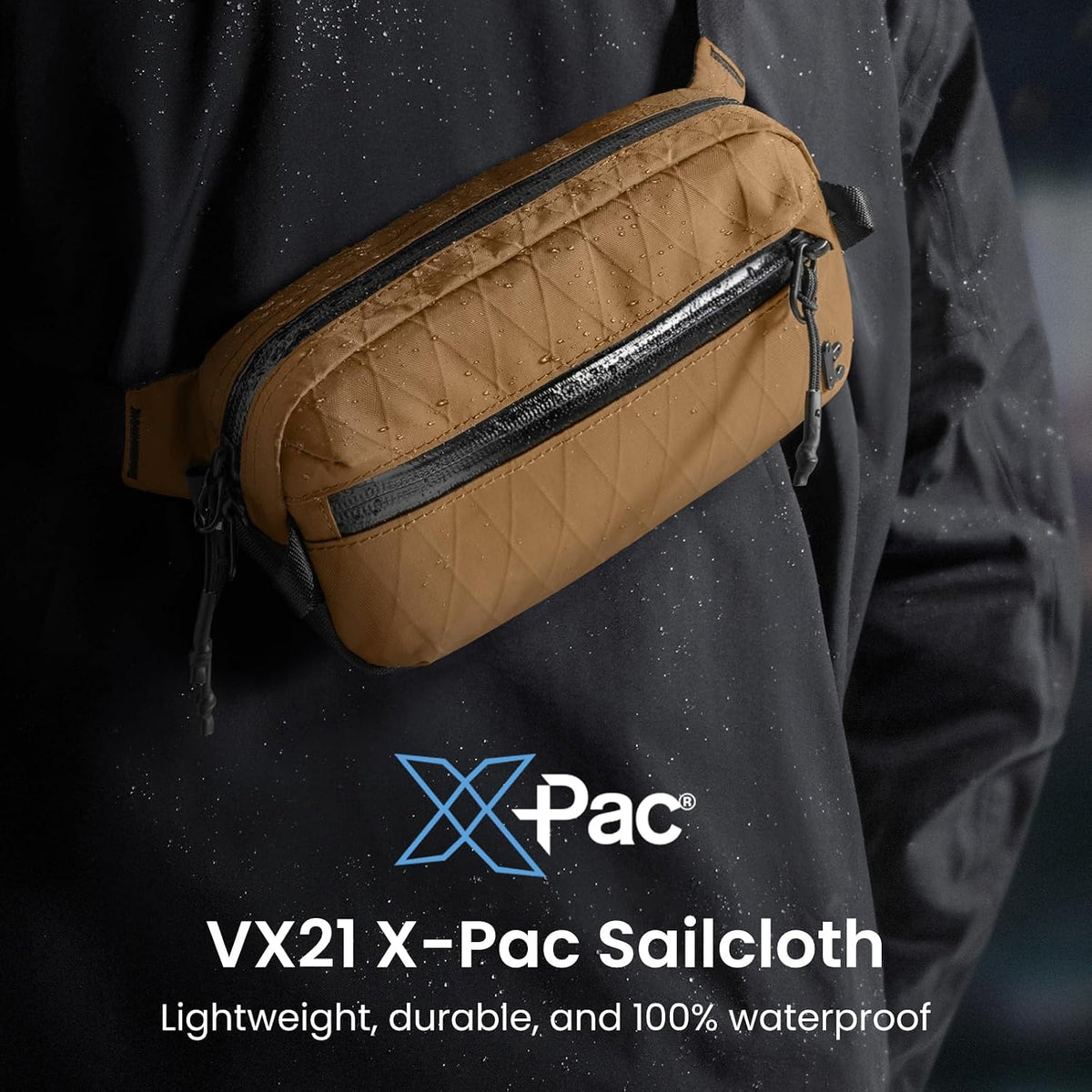 3.5L Sling Bag with RFID Blocking Crossbody Chest Pack for Men Women
