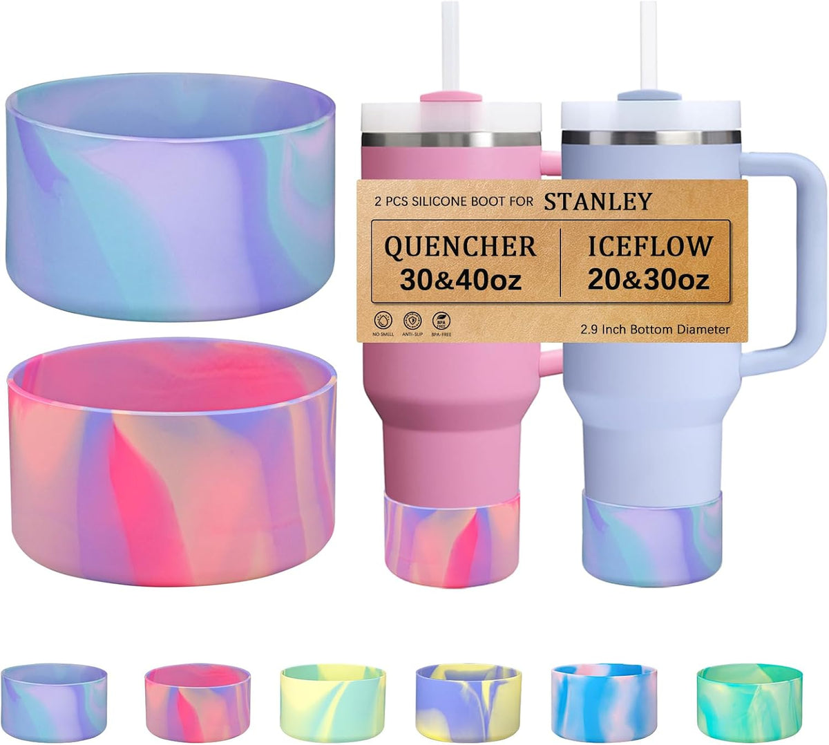 Silicone Boot for Stanley Quencher 30-40oz/Stanley IceFlow 20-30oz
