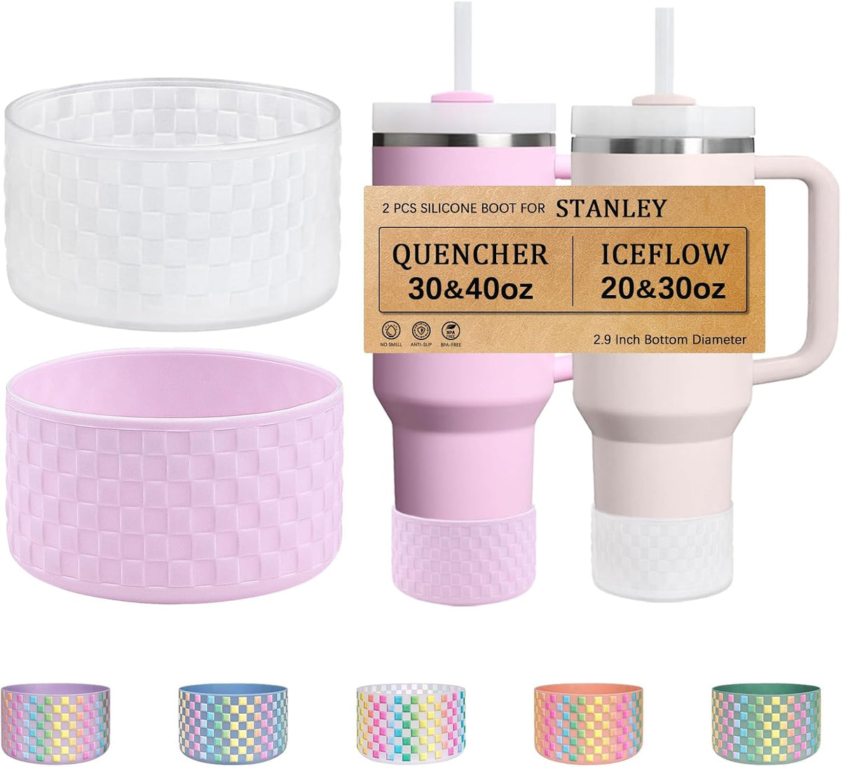 Silicone Boot for Stanley Quencher 30-40oz/Stanley IceFlow 20-30oz