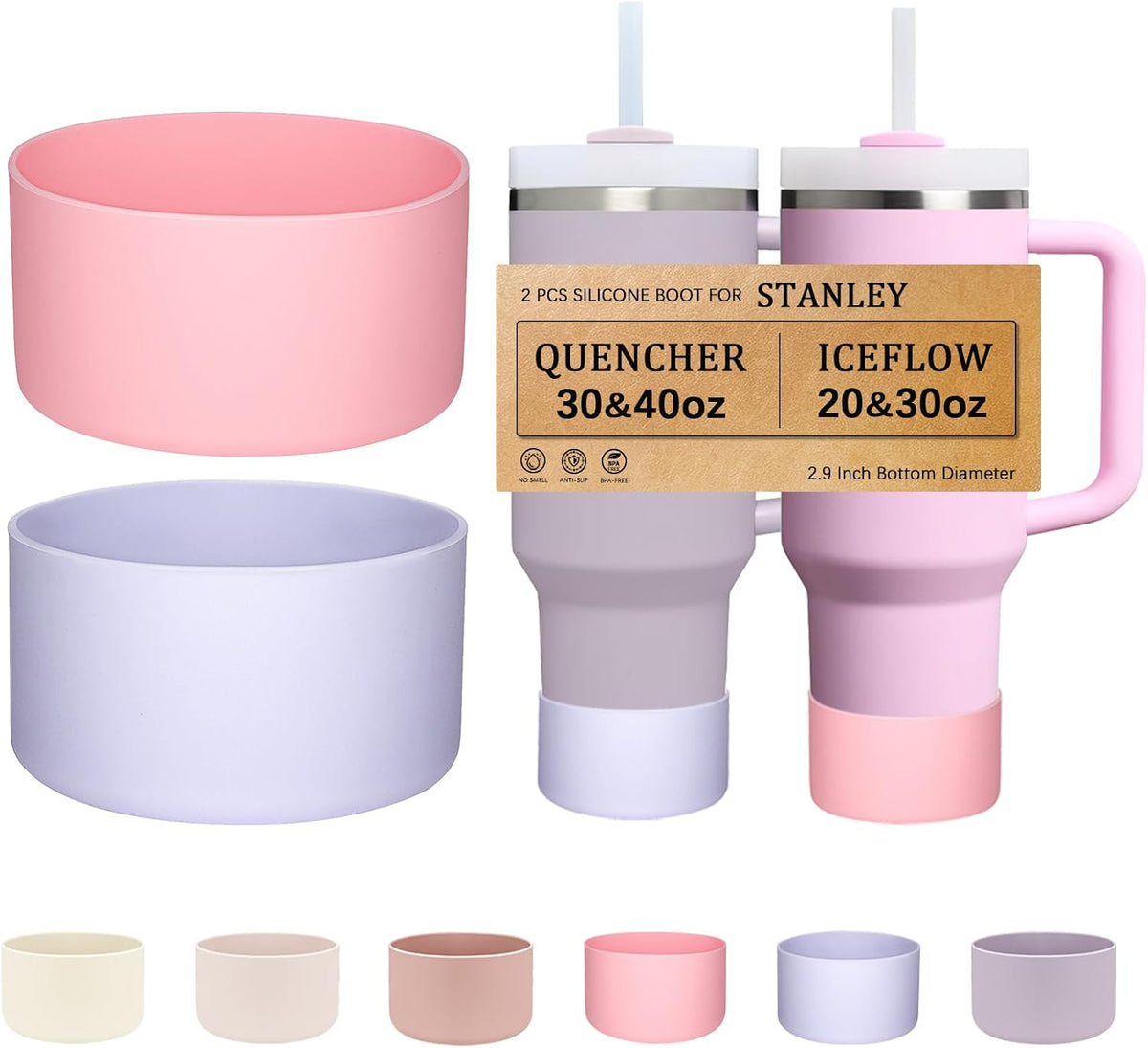 Silicone Boot for Stanley Quencher 30-40oz/Stanley IceFlow 20-30oz