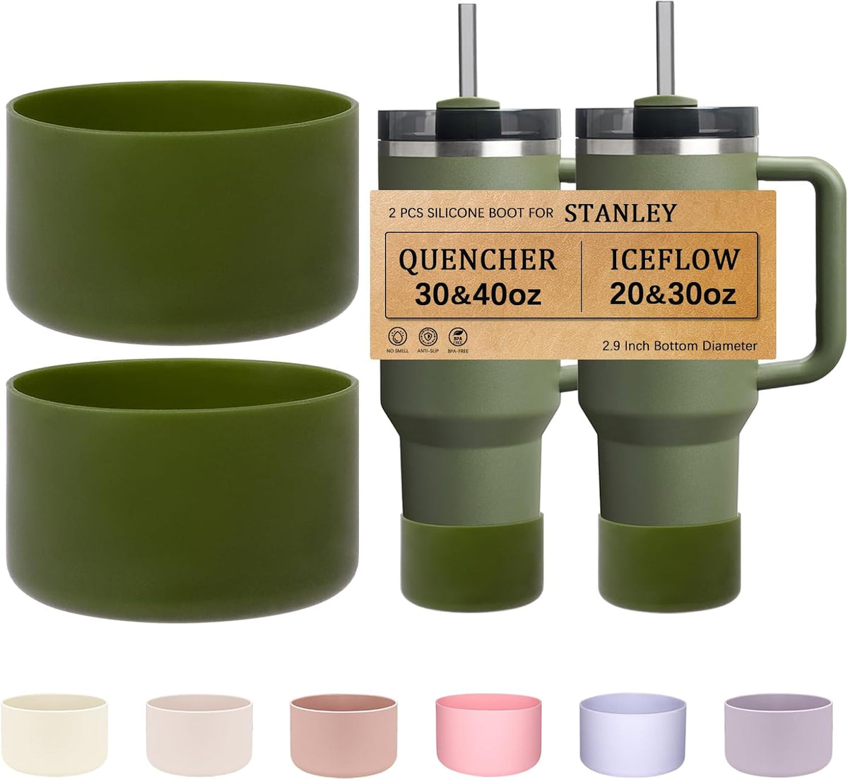 Silicone Boot for Stanley Quencher 30-40oz/Stanley IceFlow 20-30oz