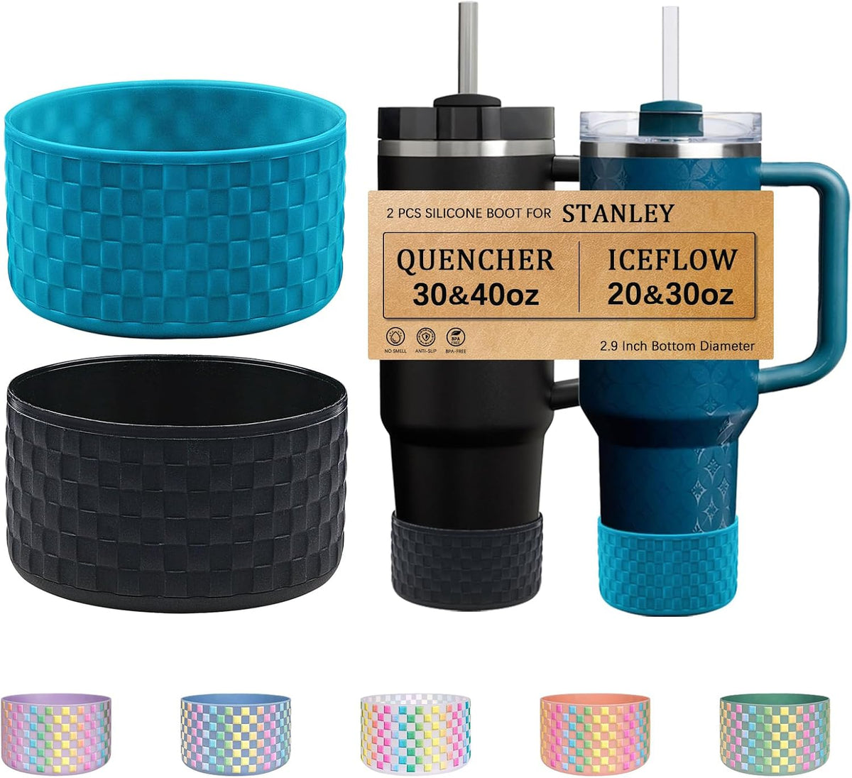 Silicone Boot for Stanley Quencher 30-40oz/Stanley IceFlow 20-30oz