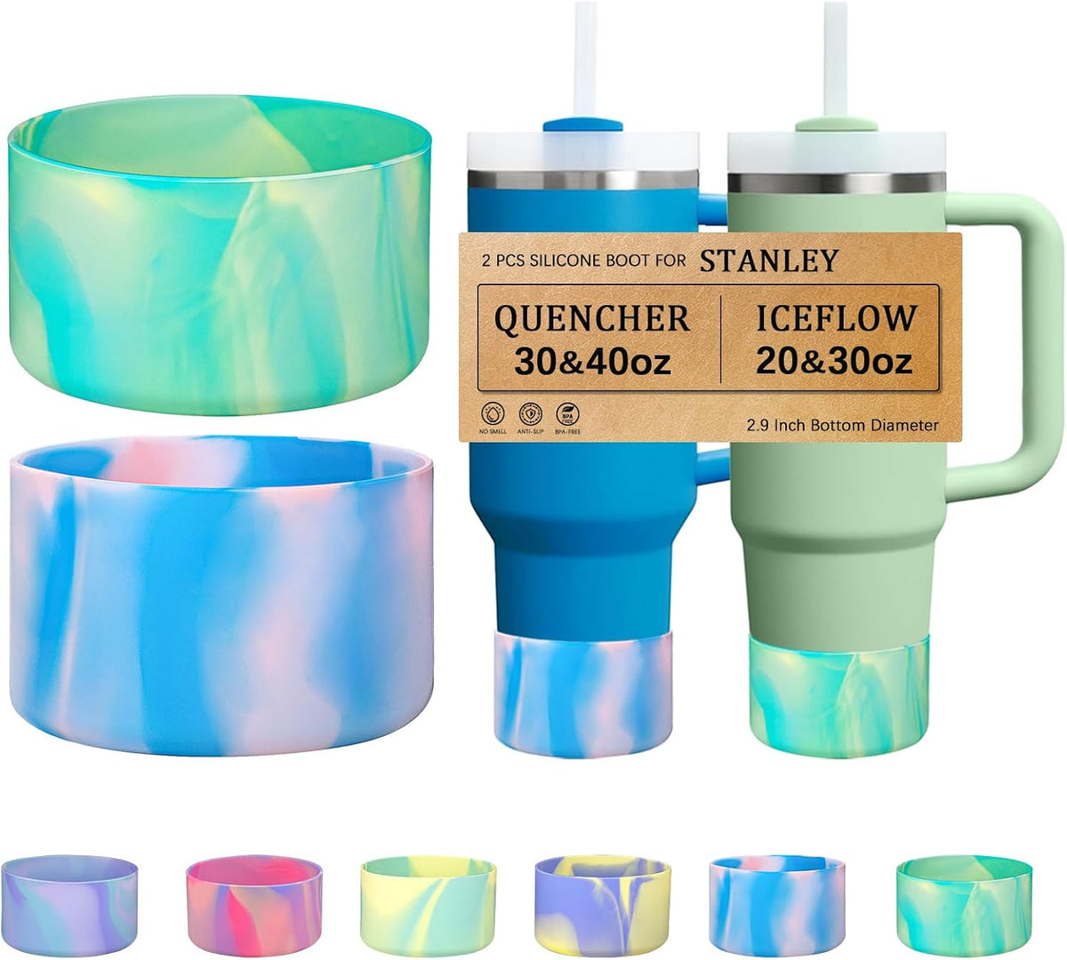 Silicone Boot for Stanley Quencher 30-40oz/Stanley IceFlow 20-30oz