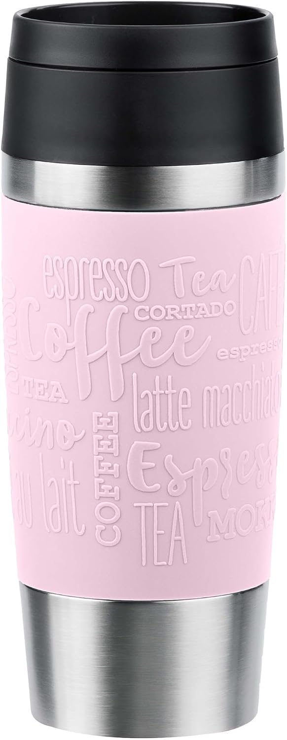 Travel Mug 360 ml Classic Insulated Mug, Stainless Steel Coffee Mug, Comfort Screw Cap, 4h Hot and 8h Cold, 100% Leak-Proof, Dishwasher Safe, 360° Drinking Opening, Aqua Blue, N20211