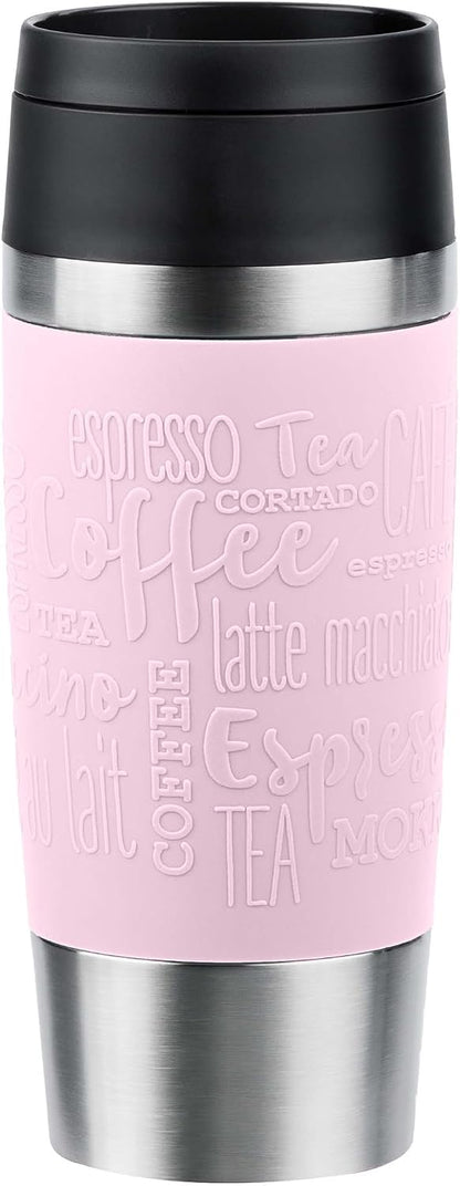 Travel Mug 360 ml Classic Insulated Mug, Stainless Steel Coffee Mug, Comfort Screw Cap, 4h Hot and 8h Cold, 100% Leak-Proof, Dishwasher Safe, 360° Drinking Opening, Aqua Blue, N20211