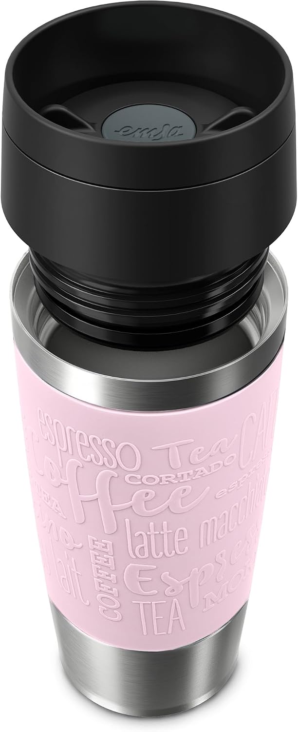 Travel Mug 360 ml Classic Insulated Mug, Stainless Steel Coffee Mug, Comfort Screw Cap, 4h Hot and 8h Cold, 100% Leak-Proof, Dishwasher Safe, 360° Drinking Opening, Aqua Blue, N20211